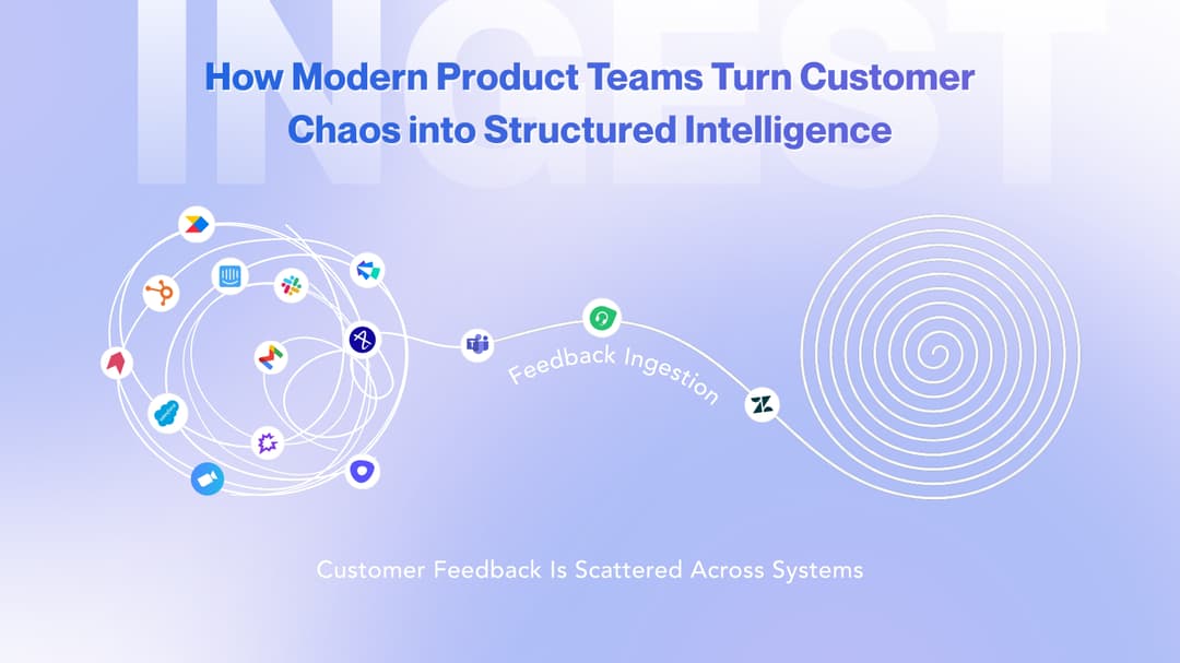 Ingest: How Modern Product Teams Turn Customer Chaos into Structured Intelligence